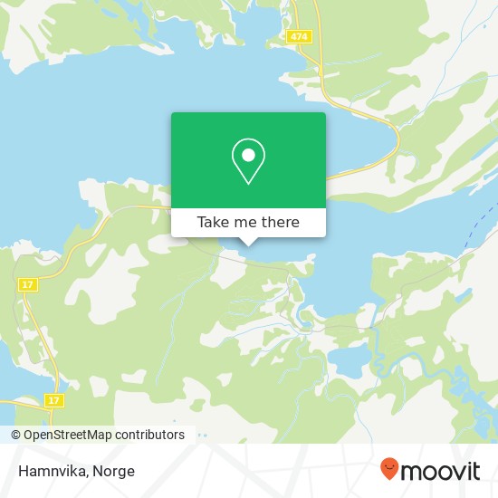 Hamnvika kart