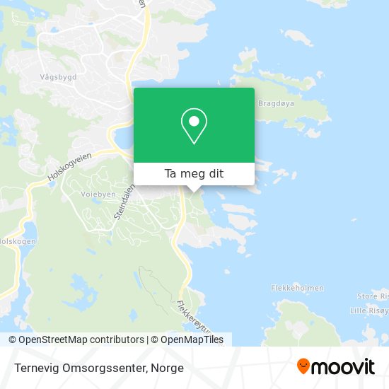 Ternevig Omsorgssenter kart