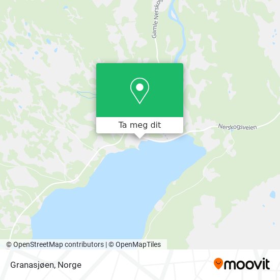 Granasjøen kart