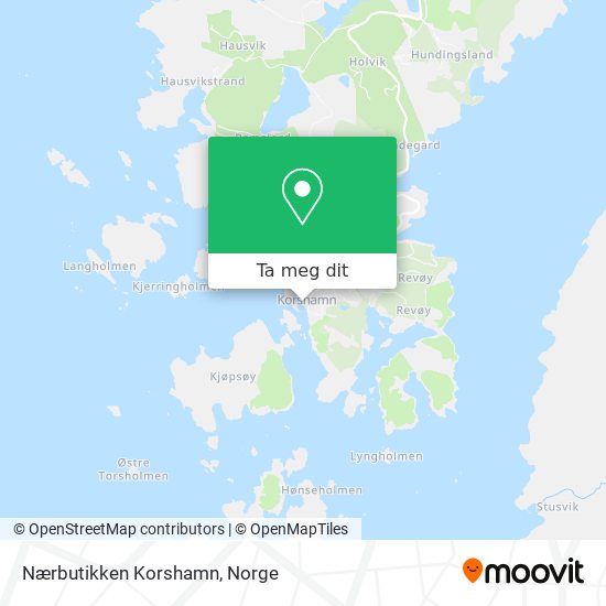 Nærbutikken Korshamn kart