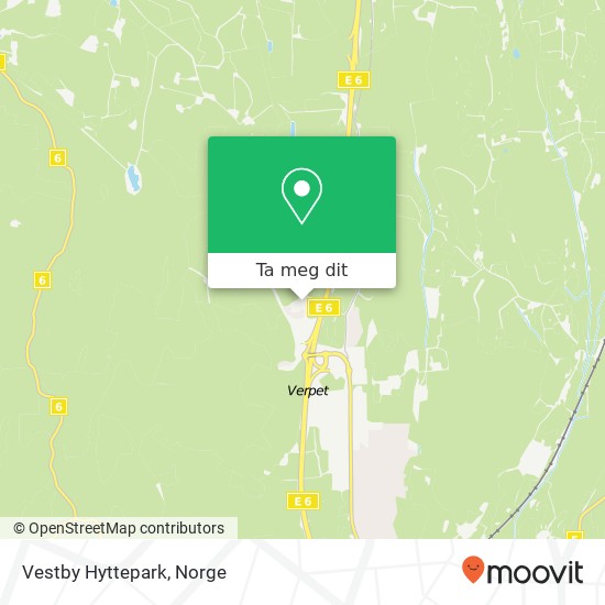 Vestby Hyttepark kart
