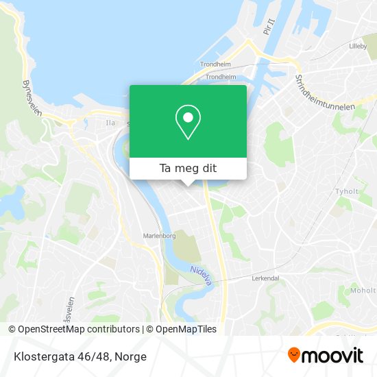 Klostergata 46/48 kart