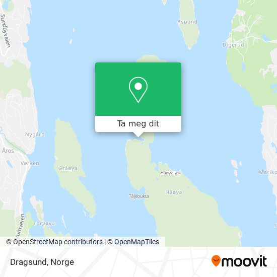 Dragsund kart