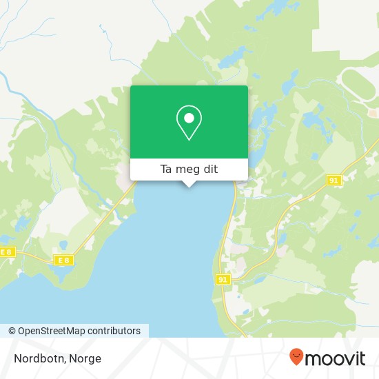 Nordbotn kart