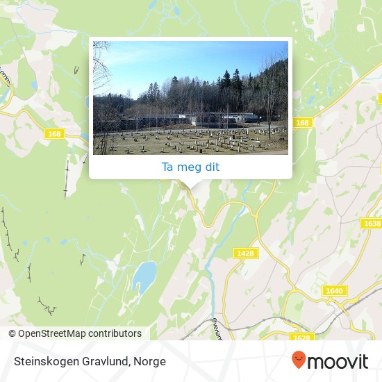 Steinskogen Gravlund kart