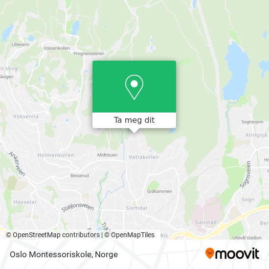 Oslo Montessoriskole kart
