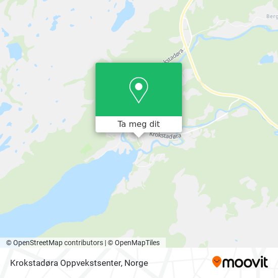 Krokstadøra Oppvekstsenter kart