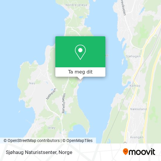 Sjøhaug Naturistsenter kart