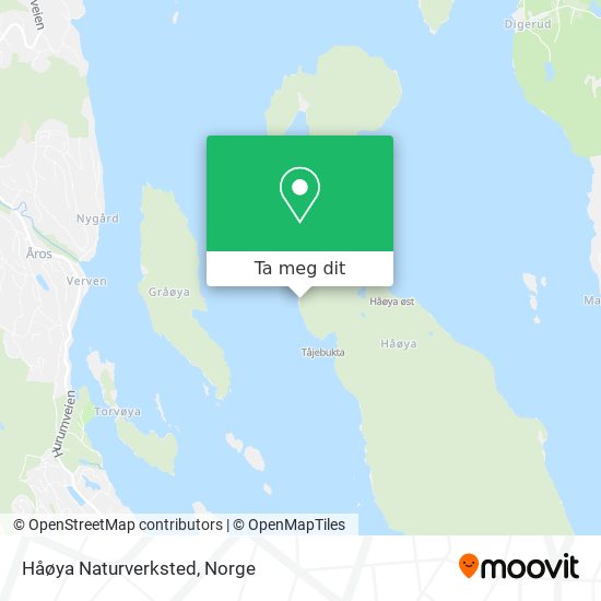 Håøya Naturverksted kart