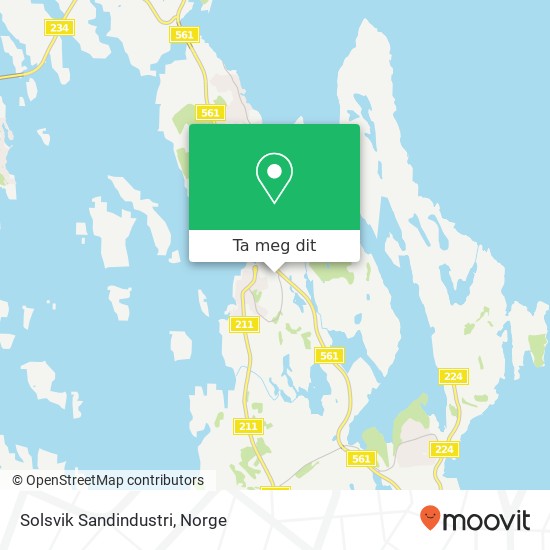 Solsvik Sandindustri kart