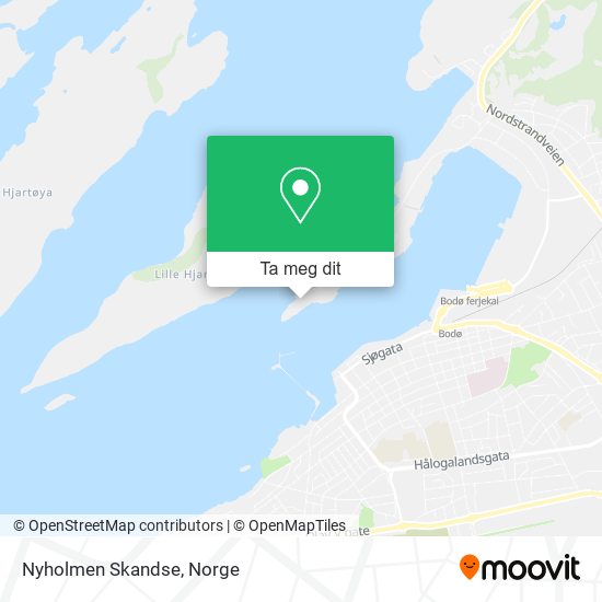 Nyholmen Skandse kart