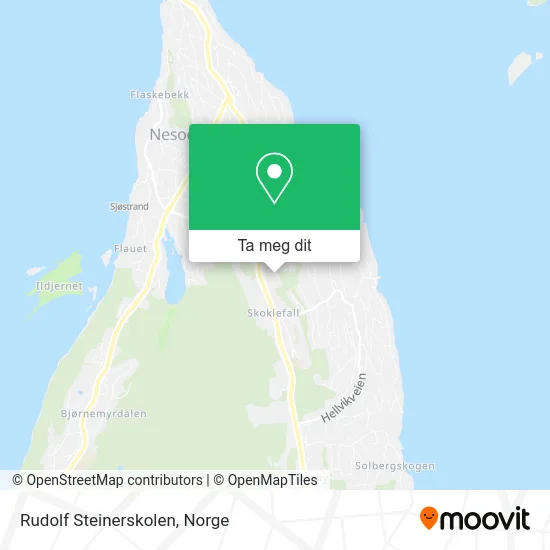 Rudolf Steinerskolen kart