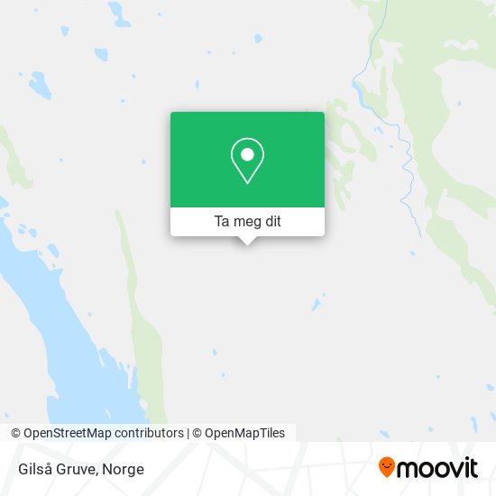 Gilså Gruve kart