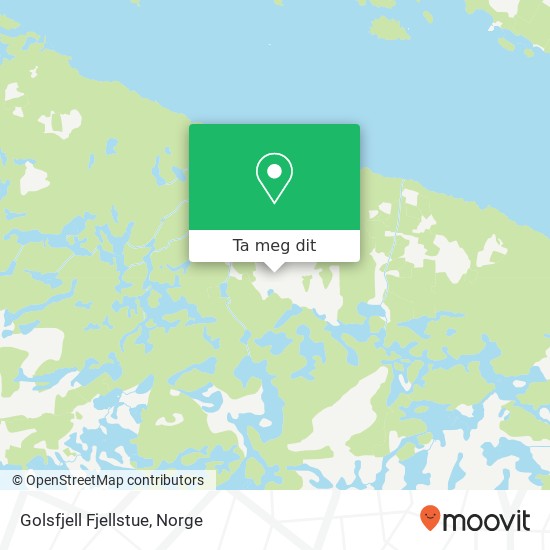 Golsfjell Fjellstue kart