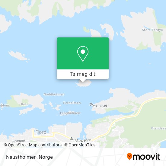 Naustholmen kart