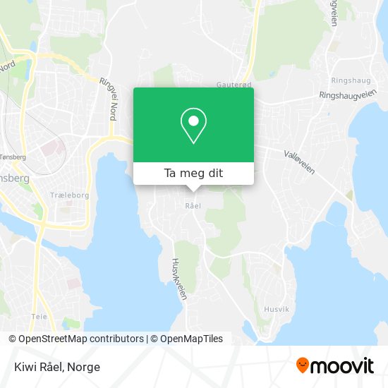 Kiwi Råel kart