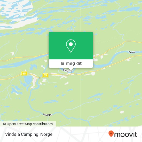 Vindøla Camping kart