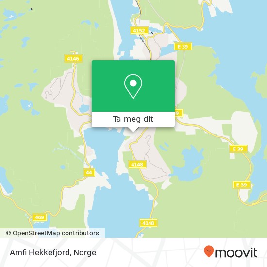 Amfi Flekkefjord kart