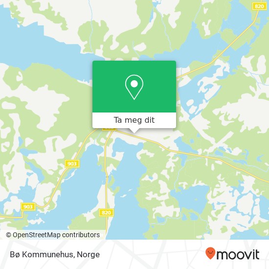 Bø Kommunehus kart