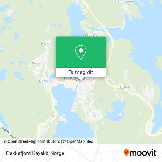 Flekkefjord Kayakk kart