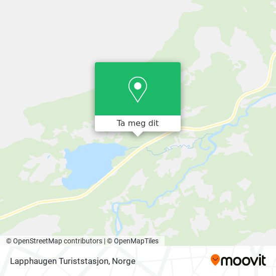 Lapphaugen Turiststasjon kart
