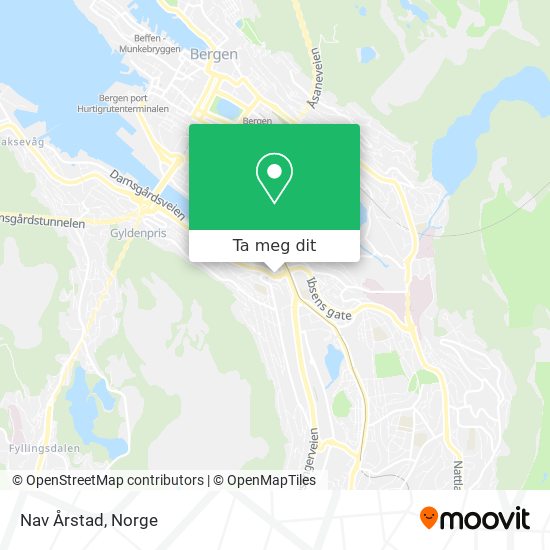 Nav Årstad kart