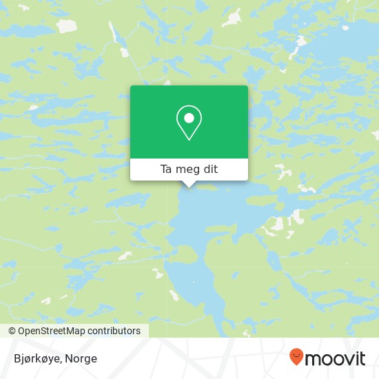 Bjørkøye kart
