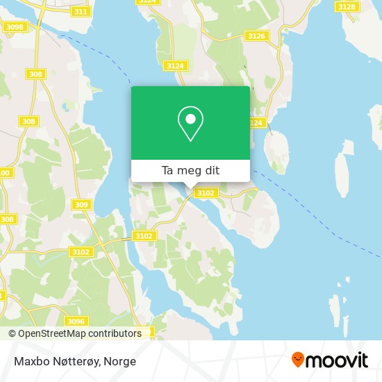 Maxbo Nøtterøy kart