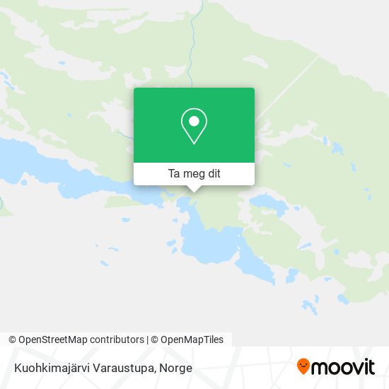 Kuohkimajärvi Varaustupa kart