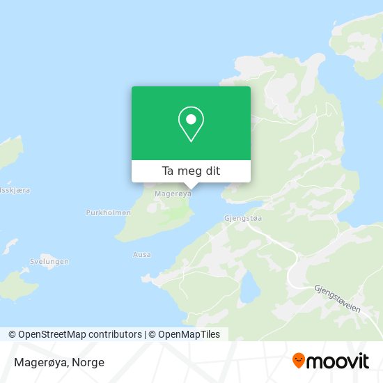 Magerøya kart