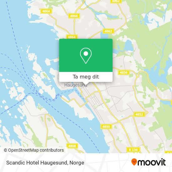 Scandic Hotel Haugesund kart