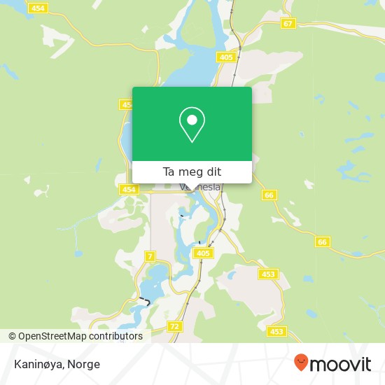 Kaninøya kart