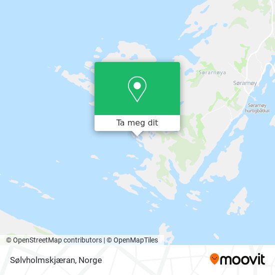 Sølvholmskjæran kart