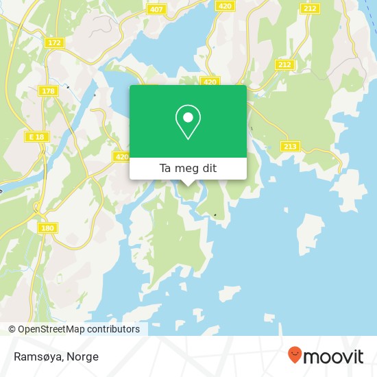 Ramsøya kart