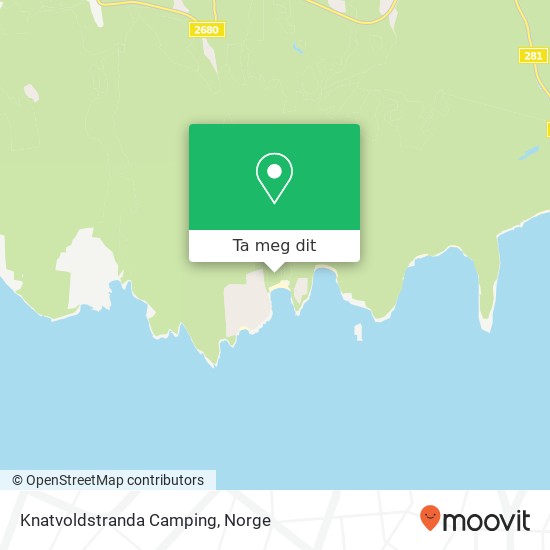 Knatvoldstranda Camping kart