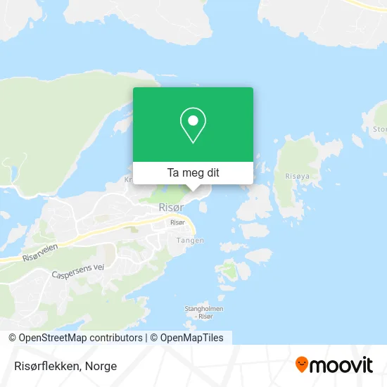 Risørflekken kart