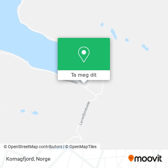 Komagfjord kart