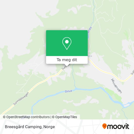 Breesgård Camping kart
