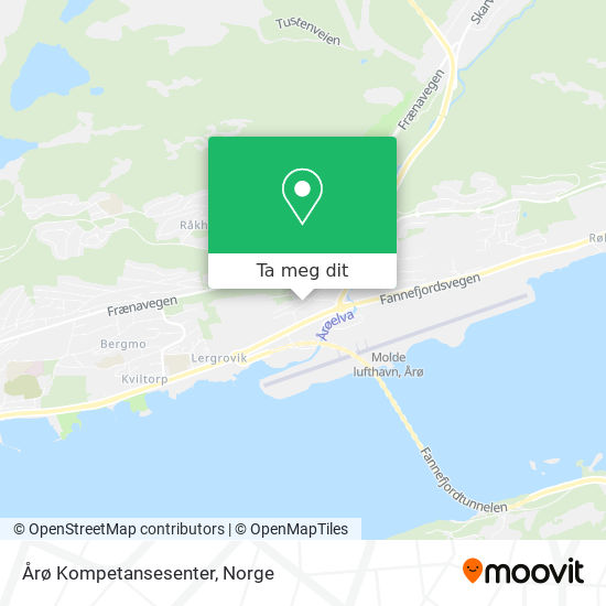 Årø Kompetansesenter kart