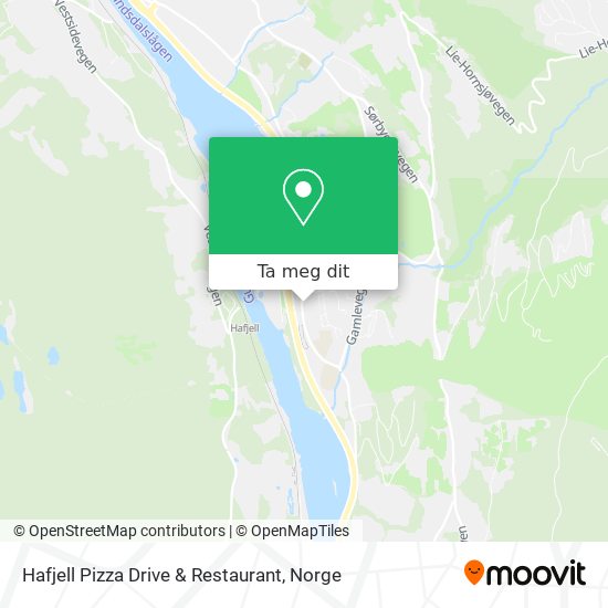 Hafjell Pizza Drive & Restaurant kart