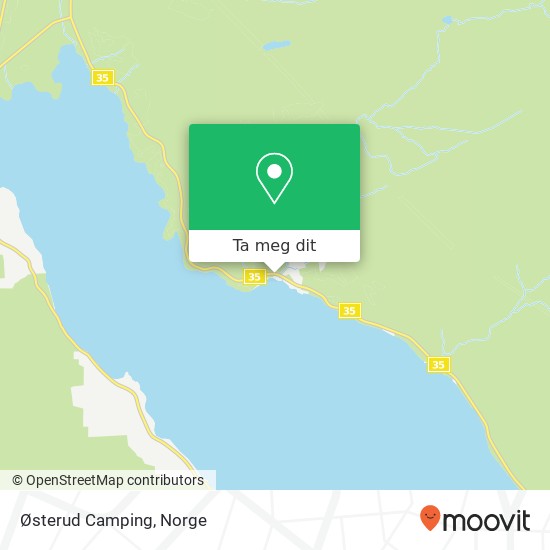 Østerud Camping kart