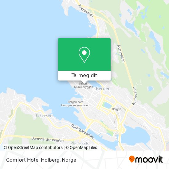 Comfort Hotel Holberg kart