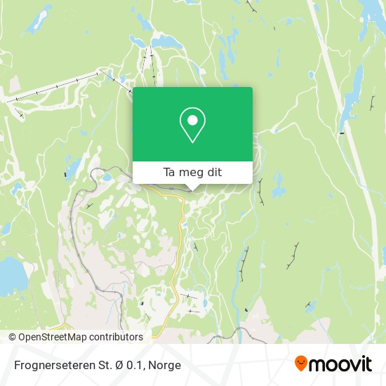 Frognerseteren St. Ø 0.1 kart