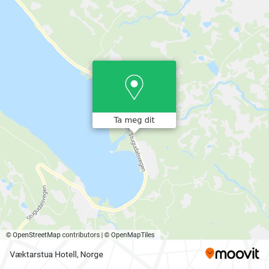 Væktarstua Hotell kart