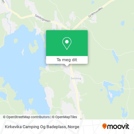 Kirkevika Camping Og Badeplass kart