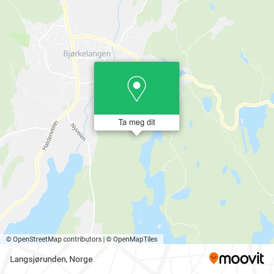 Langsjørunden kart