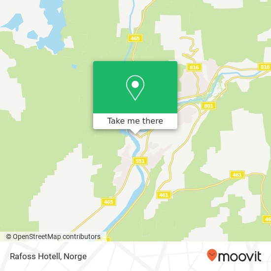 Rafoss Hotell kart