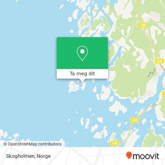 Skogholmen kart