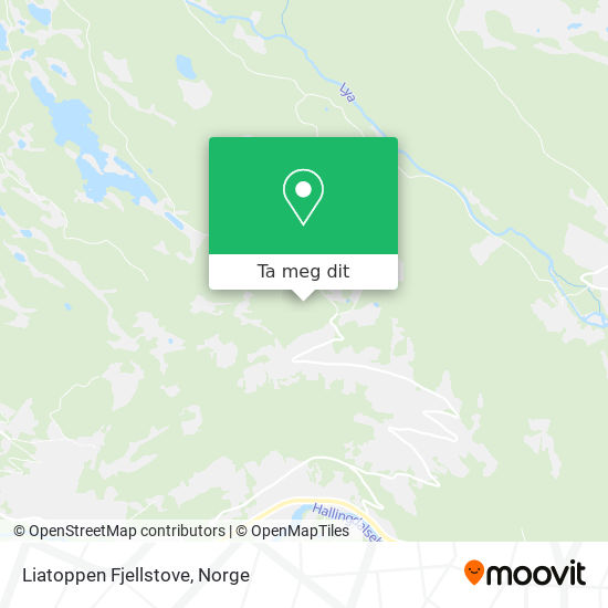 Liatoppen Fjellstove kart