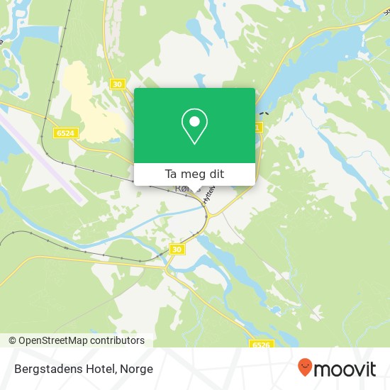 Bergstadens Hotel kart